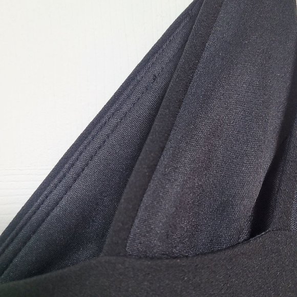 XSCAPE High-Low Ruffled V-Neck Flounce Dress Gown/ - Picture 8 of 11